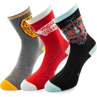 Cinereplicas® Uni Harry Potter Socken Deluxe Ausgabe 3er Set Einheitsgröße