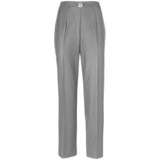 GOLDNER Schlupfhose "Klassische Schurwoll-Schlupfhose MARTHA" Ohne, silbergrau, melange