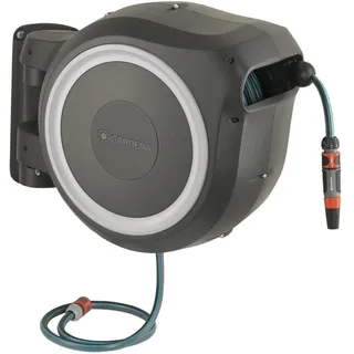 Gardena Wand-Schlauchbox RollUp M/L 25 m grau