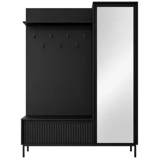 Mirjan24 Garderoben-Set Ozmi 1D1K Schwarz