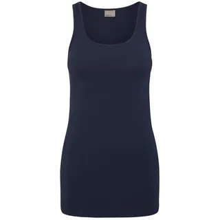 VERO MODA Damen Tank Top VMMaxi My Soft Long Basic Damentop 10185110 Black iris L