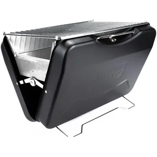 Taino Koffergrill MOX Schwarz , Metall , 45.5x31.5x30 cm , Grills, Holzkohlegriller
