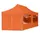 Faltpavillon 3 x 6 m inkl. 4 Seitenteile Orange