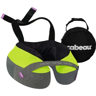 Cabeau Evolution TNE S3 Reisekissen - Nackenkissen für unterwegs - Memory-Foam-Flugzeugkissen - Nackenkissen mit Befestigungsriemen - Unterstützung für Reisen, Zuhause, Büro und Gaming (Vegas)