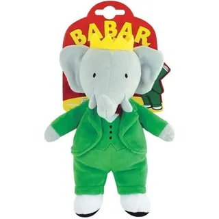 JEMINI 024384 Babar Plüschtier Elefant +/-20 cm, Grün