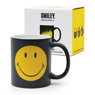 Suck UK Smiley-Thermobecher, Farbwechsel-Tasse, Kaffee-Geschenke für Männer, Kaffeetassen für Papa und Teetasse, Herren-Geschenkideen und einzigartige Vatergeschenke, große Tassen für Männer und