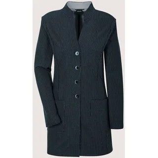 MADELEINE Longblazer "Gehrock Eleganter Einreiher mit Nadelstreifen" Nadelstreifen, marine, wollweiß