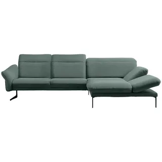 Himolla Ecksofa , Türkis , Textil , Ottomane rechts, L-Form , 299x203 cm , Blauer Engel, Goldenes M, Made in Germany, Emas , Typenauswahl, Lederauswahl, Stoffauswahl, Sitzqualitäten, Hocker erhältlich, individuell planbar , Wohnzimmer, Sofas & Couches, Wohnlandschaften, Ecksofas