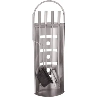 Kaminbesteck Edelstahl matt 4-teilig