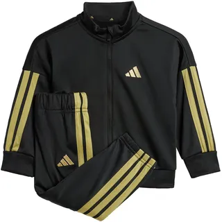 adidas Unisex Baby Essentials Climacool Track Suit, Black/Gold Metallic, 6-9 Months
