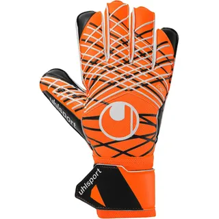 Uhlsport Soft Resist+ Torwarthandschuhe fluo orange/weiß/schwarz