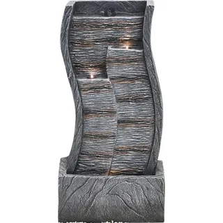 Granimex Wasserwand Mira inkl. Pumpe und LED-Beleuchtung 26 cm x 51 cm x 17 cm