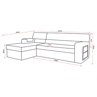 Schlafsofa Sofa Couch Polster Wohnzimmer Couch Schlaffunktion Sofas Couchen Neu - Lila