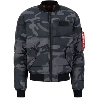 Alpha Industries MA-1 Puffer camo, Größe L