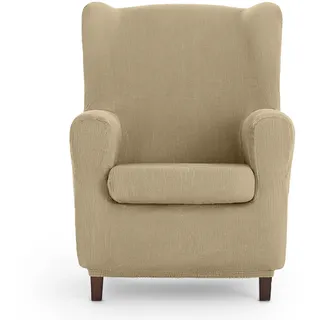 Eysa Ulises elastisch Sofa überwurf ohrensessel, Polyester-Baumwolle, 01-beige, 37 x 5 x 29 cm, 1 Einheiten