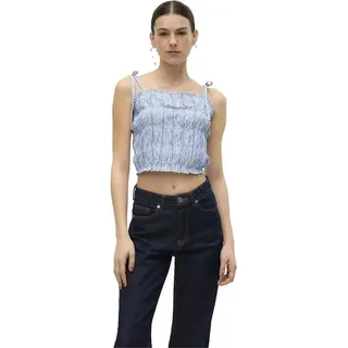 Vero Moda Lara Ärmelloses Oberteil Blau M Damen Blau M - Blau