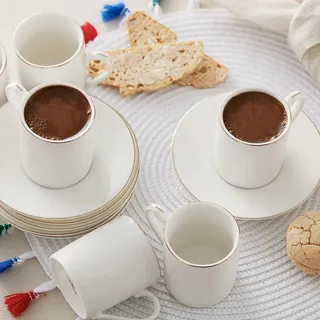 KARACA Espressotasse 0,08 l Weiß 6 St.