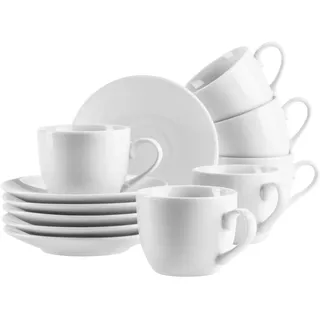 Mäser Barca Espressotassen-Set 12-tlg. weiß