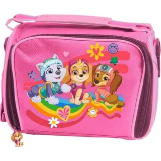 p:os PAW Patrol Kühltasche Klein Kinder 1,7 L - Mini-Kühlbox inkl. 3x Brotdose - Perfekt für Unterwegs, Strand, Kindergarten oder Schule, Pink