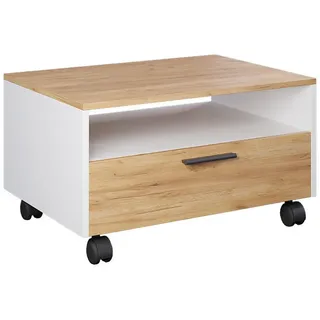Vicco Bibo Weiß Goldkraft Eiche 70 x 52,4 cm