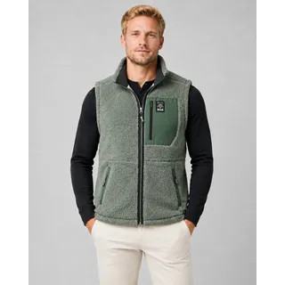 LPO Sweatweste "Sweatweste Raven Knit" mit Langhaarfleece, laurel wreath