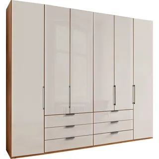 Wiemann Falttürenschrank Monaco 246,9 x 216 x 58 cm Beige/Braun