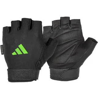 adidas Unisex-Adult Essential verstellbare Handschuhe-Grün/XL, Schwarz