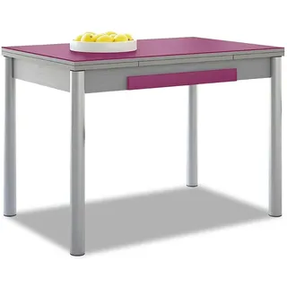 ASTIMESA M.108 100 x 60, 2 Flügel, mit Schublade, rund, weiß, T-Glas Weiß