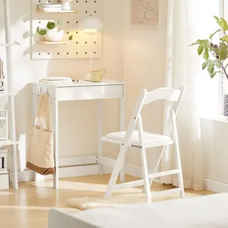 SoBuy Eckschreibtisch Weiß