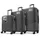 Bali Koffer-Set 3-tlg. anthracite