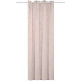 HOMEbasics Home Basics »SOFTY« Ösen 1, Stk. tlg. Ösenschal Leinenstruktur, SOFT,