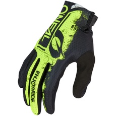 O'NEAL | Fahrrad- & Motocross-Handschuhe | MX MTB DH FR | Langlebige, Flexible Materialien, belüftete Handoberseite | Matrix Glove Shocker V.23 | Erwachsene | Schwarz Neon-Gelb | Größe S