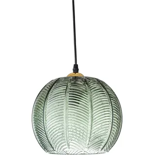 Bloomingville Adar Hängeleuchte, Grün, Glas