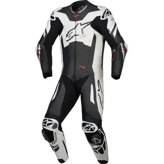 Alpinestars Gp Plus V4 Sprint, Lederkombi - Schwarz/Weiß/Neon-Rot / 62