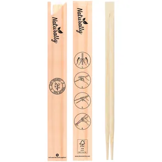 Essstäbchen "Asia" aus Bambus, 23cm, 50 Paar