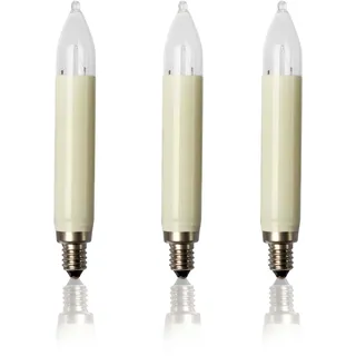 Hellum Baumkerzen LED 12V 3W Ø10 mm Warmweiß