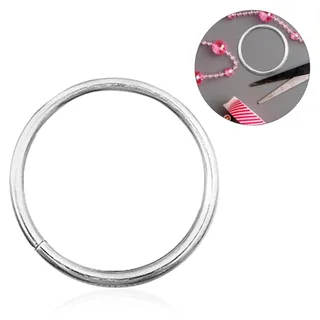 20 Metallringe für Bastelprojekte, geeignet für Traumfänger, Makramee und Blumenkränze, robustes Metall für Innen- und Außendekoration