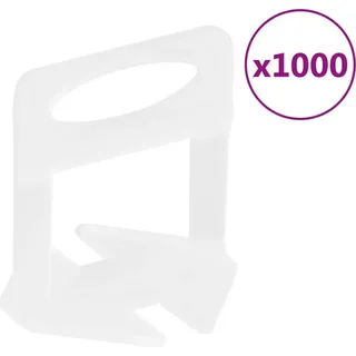 Fliesen-Nivellierclips 1000 Stk. 1 mm