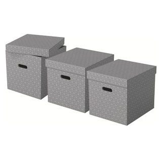 Home Aufbewahrungsboxen 33,0 l grau 32,0 x 36,5 x 31,5 cm