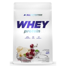ALLNUTRITION WPC Whey Protein Pulver mit Aminosäuren - Eiweiss Protein Pulver - Fettarmes Proteinpulver Isolate für Muskelaufbau und Erholung nach dem Fitness - 908g - White Chocolate Cherry