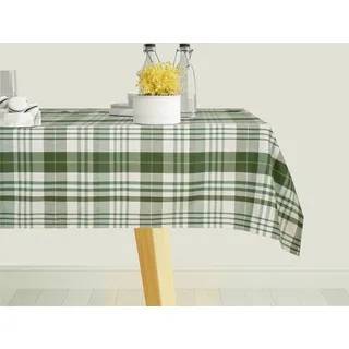 Tischdecke OTTO HOME "Candise" Gr. 3, grün, B:250cm L:130cm, Polyester, Tischdecken, Tischdecke, verschiedene Größen, Tischdecke, Überwurf, Tischdeko, Karomuster