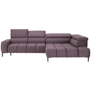Welnova Ecksofa , Flieder , Textil , Ottomane rechts, L-Form , 300x216 cm , Made in Eu , Typenauswahl, Stoffauswahl, seitenverkehrt erhältlich, Hocker erhältlich , Wohnzimmer, Sofas & Couches, Wohnlandschaften, Ecksofas