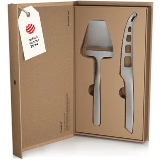 LARS NYSØM Edelstahl Käsemesser & Käsehobel Set I Käsemesser und Käsehobel - Set 2-tlg. (Stainless Steel)