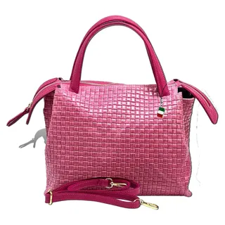 Florence Damen Handtasche Tasche fuchsia pink Leder Größe 30x16x23 D2OTF856P3 - Fuchsia