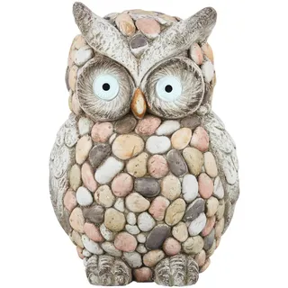 Solarleuchte , Multicolor , Stein , 50 mm , Tierform , 25.2x37x24 cm , RoHS , Dekoration, Gartendeko