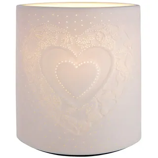 Gilde Ellipse Herz Weiß