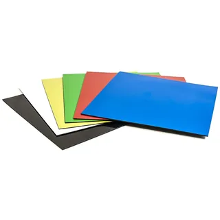 Pavo Magnetfolie, 150 x 150 mm, 6-farbig sortiert