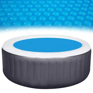 Spa- und Whirlpool-Abdeckung, 2,1 m Durchmesser, 16 mm, rund, Wärmedämmung, Solardecke, Blasenabdeckung