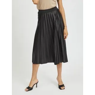 VILA Plisseerock »VINITBAN SKIRT - Noos schwarz