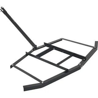 Wiesenegge - Schleppegge 167,6 cm Arbeitsbreite - Q235 Stahl - Verstellbare Stangen - Bolzenkupplung - Für ATV, UTV & Rasentraktor - Belastbar bis 22,7 kg